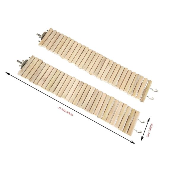 KSK Birds Climbing Ladder Toys, Wooden Ladder - Image 2