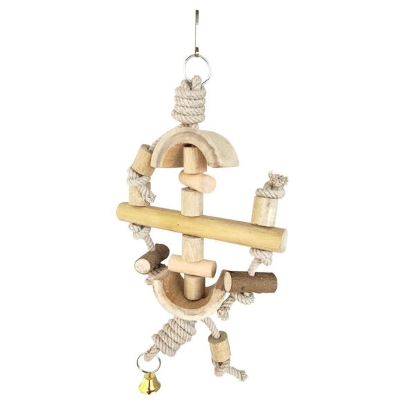 KSK 17" Natural Wood Parrot Toys - Image 4