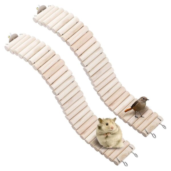 KSK Birds Climbing Ladder Toys, Wooden Ladder - Image 6