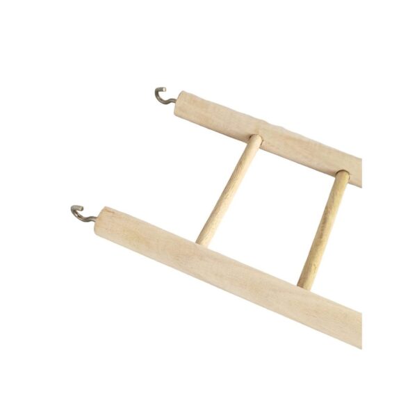 KSK 5 Stairs Fun Natural Wooden Ladder - Image 2